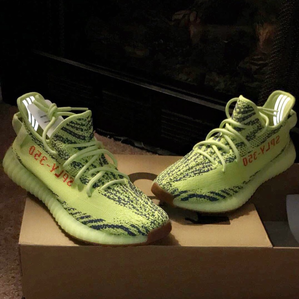 Adidas Yeezy Boost 350 V2 Semi Frozen Yellow